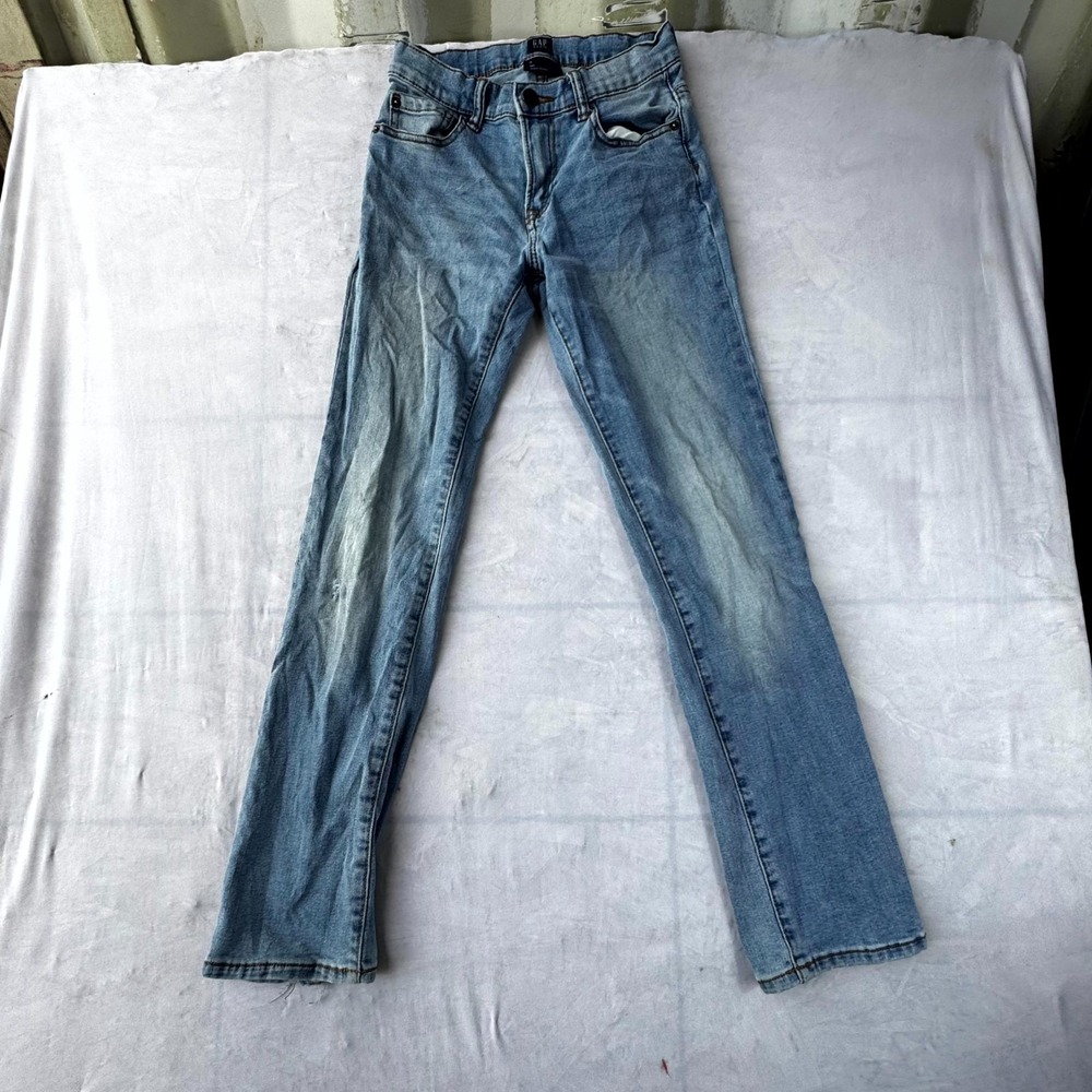 GAP Slim Stretch Straight Leg Jeans Womens 14 Blue Denim Casual Medium Wash